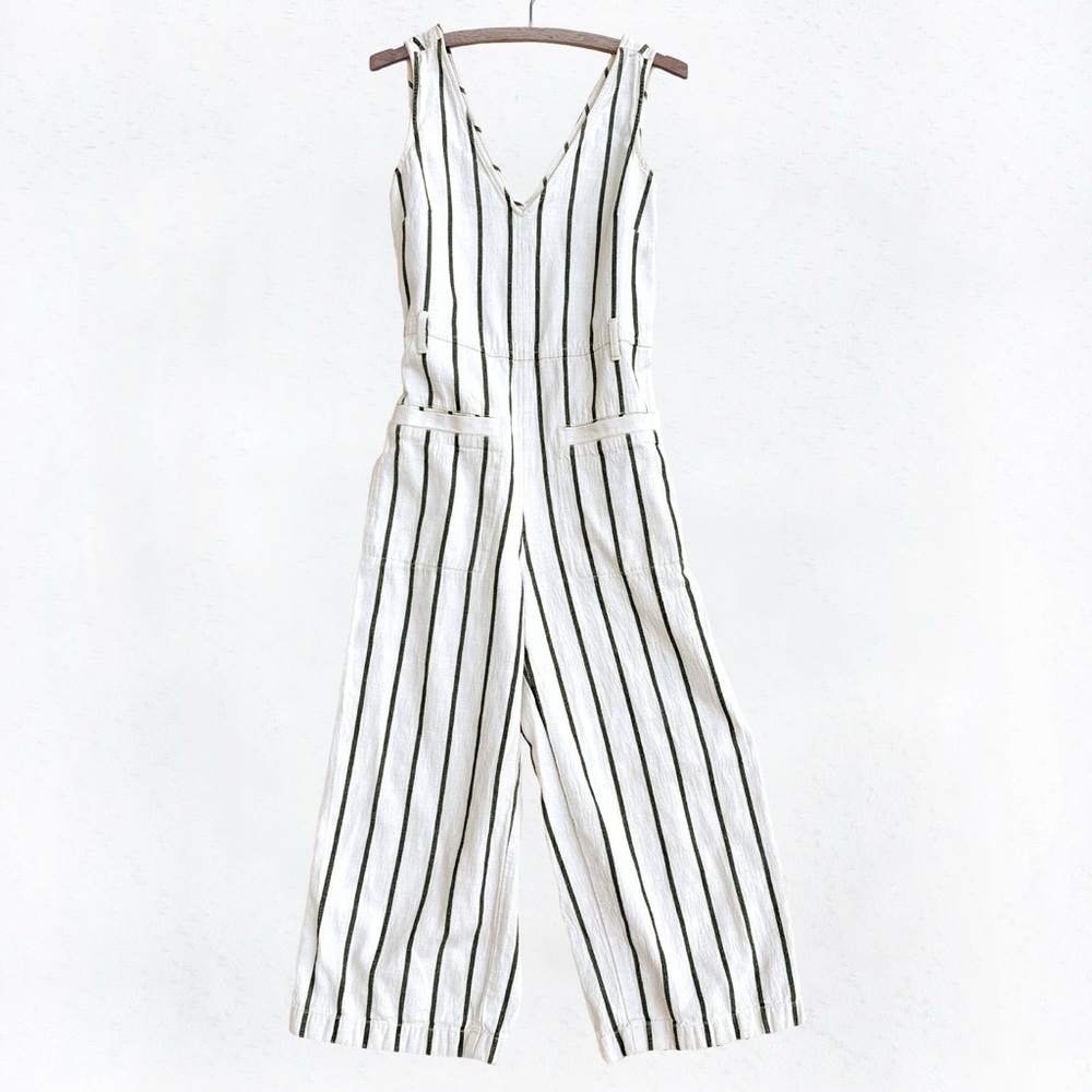 Madewell Striped Pull-On Jumpsuit (S)